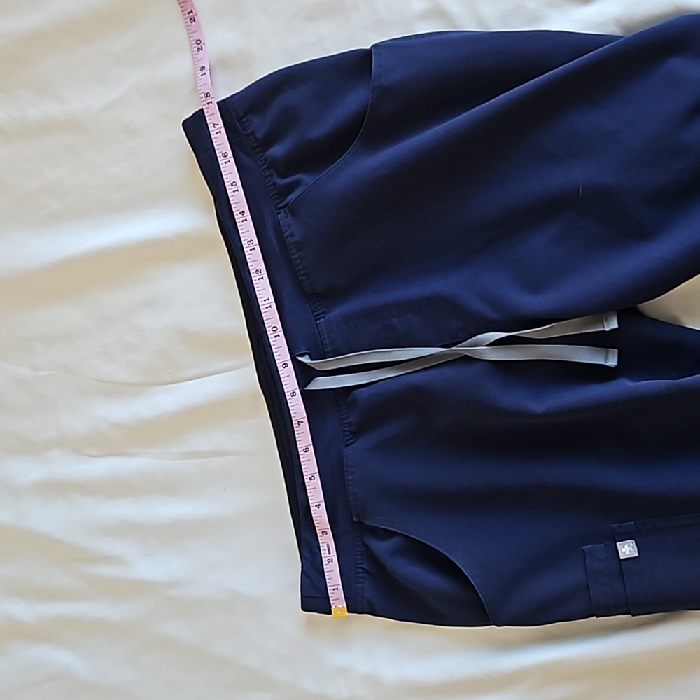 Figs Navy Blue Scrub Pants Size Large Tall - Picture 9 of 9